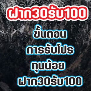 ฝาก30รับ100slot